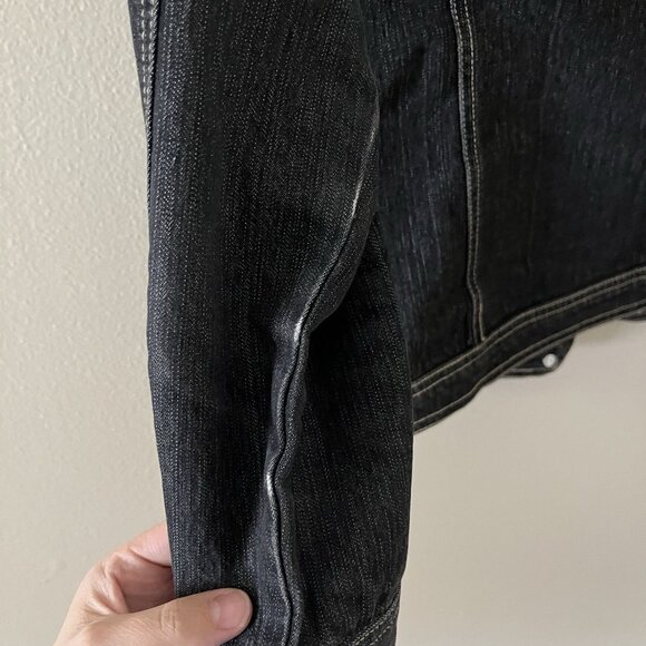 Cabi Jean Skirt Jacket Set Blazer Y2K Indie Sleeze 2000s Vtg Grunge Goth Retro 6 - Picture 7 of 10